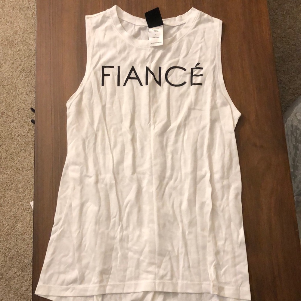 Fiancé tank top